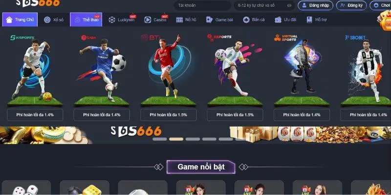 Tiến hành đặt cược thể thao